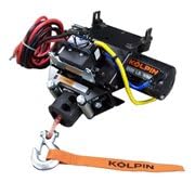 Winch eléctrico con cuerda sintética Kolpin Quick-Mount 3500 lb miniatura 1