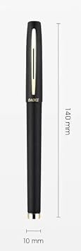 BaoKe 12PCS Gel Ink Pens Rollerball Pens 0.7mm Medium Line, Box of 12 Pack, PC1838A (Black)