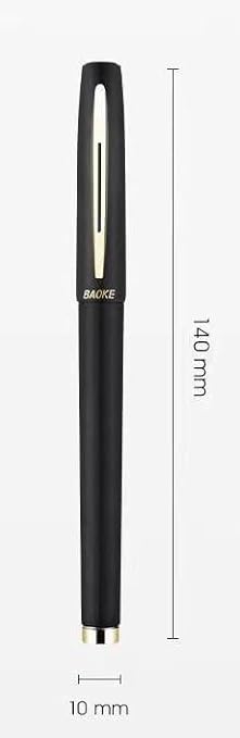 BaoKe 12PCS Gel Ink Pens Rollerball Pens 0.7mm Medium Line, Box of 12 Pack, PC1838A (Black)
