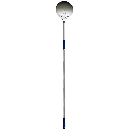 GiMetal Azzurra Pizzaschaufel 75 Cm – Aluminium, 17 Cm Blatt, Zum Drehen