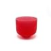 TAIFENG C Note Root Chakra Red Colored Quartz Frosted Crystal Singing Bowl 8 inch