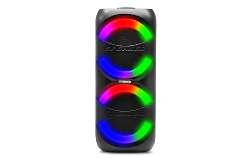 Fisher Bluetooth PA Speakers Stereo System-Karaoke Portable Wireless DJ, Dual 6.5
