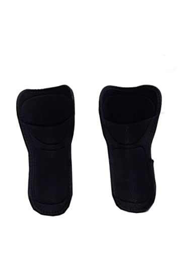 Zerimar Kids Teens Bike Skateboard Cycling Climbing Scooter 2Piece Knee Pad Elbow Pad Set, Light Black - Image 2