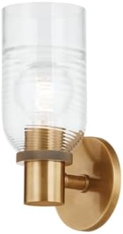 Troy Lighting B1112-PBR Redding - 1 Light Wall Sconce 11.5 inches Tall and 5 inches Wide - Patina Brass Finish