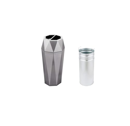 Poubelle grand format 23,5 L pour halls et zones à fort passage