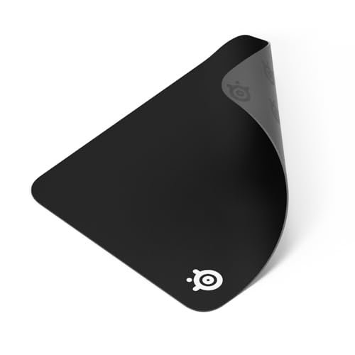 SteelSeries QcK - Alfombrilla de ratón para juegos - Caucho - Superficie microtejida exclusiva - Optimizada para sensores de juegos - Tamaño M (320mm x 270mm x 2mm)
