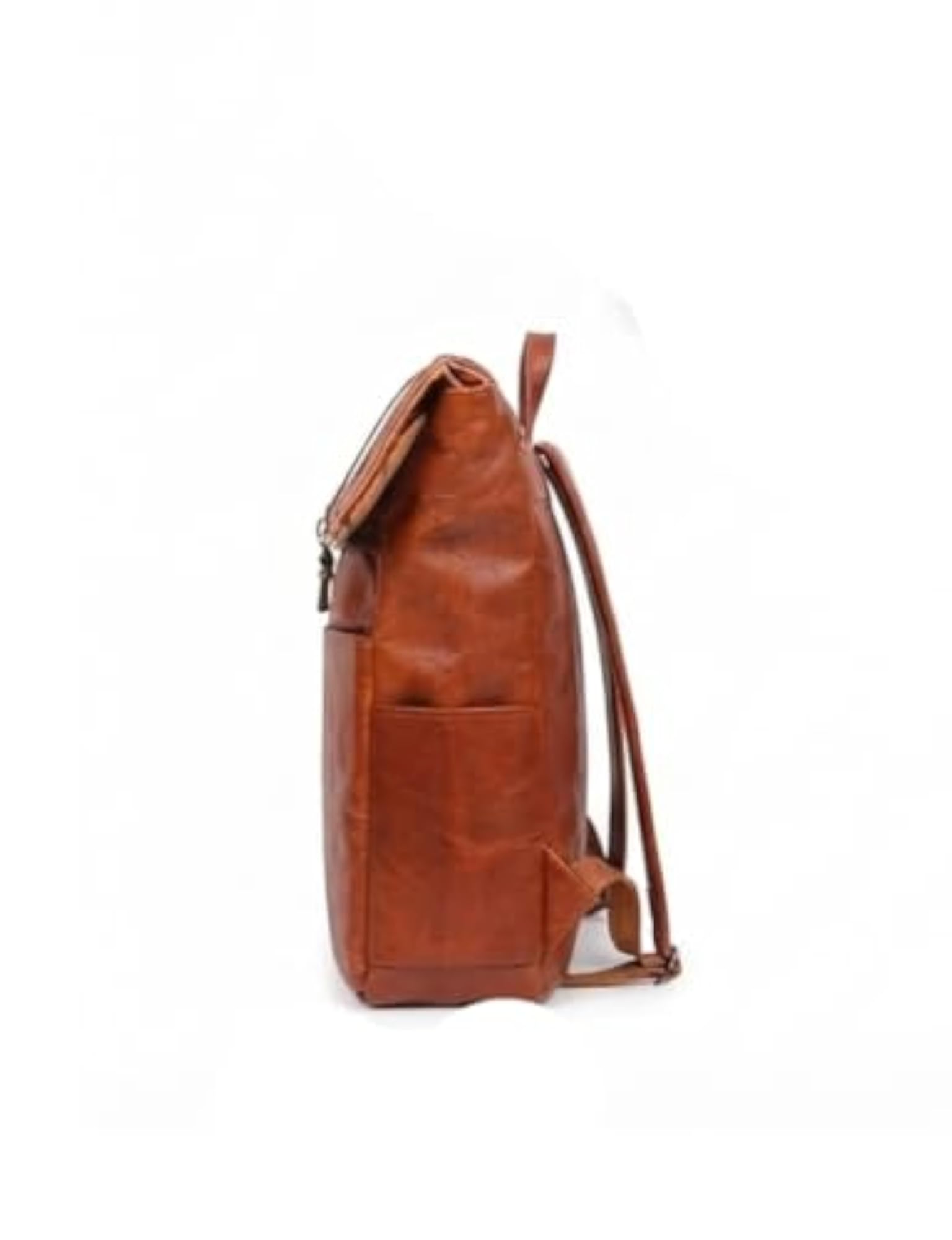 Premium Brown Genuine Leather Backpack for Travel