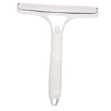 SOIMISS Escobilla Ducha Pequeña Multifuncional con Esponja y Spray Limpiacristales Ergonómica para Mamparas y Ventanas Resistente Blanco para Baño Hogar