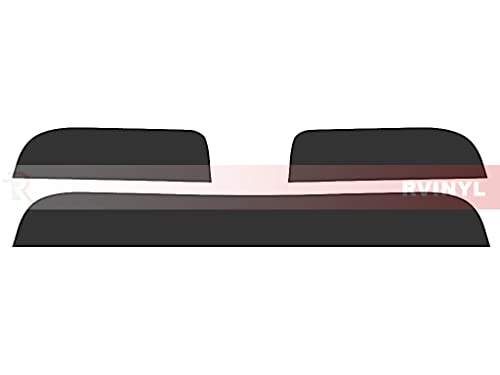Rvinyl Window Tint Kit Compatible with Alfa Romeo Stelvio 2018-2024 - Windshield Strip Visor - 20%