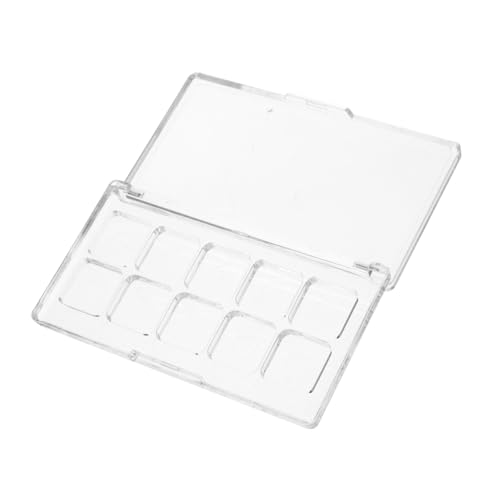 Ipetboom 透明格口紅パレット アイシャドウ収納ケース 化粧品装ボックス 多機能仕切り付き ブラッシュ 水彩絵具対応 メイクアップ整理用
