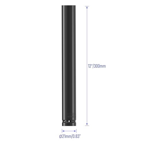 Image of 1 /2 inch Inch Drive by 14mm(9 /16 inch) Deep Impact Socket, Heat-Treated CR-V Steel 12 Inch Length, 6-Point Metric Sizes