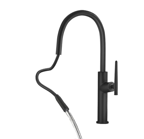 Robinet de cuisine rétractable argenté eau chaude et froide - 3