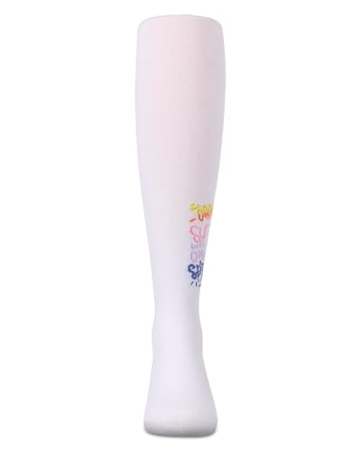 MeMoi Girls “Sunny Days” Opaque Stretch Cotton Tights2