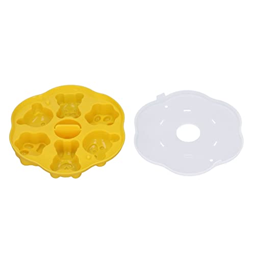 Molde de silicona para hielo en forma de oso y gato miniatura 4