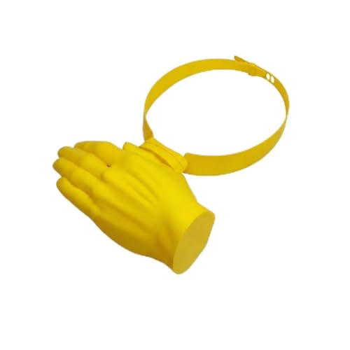 FKSWSQY Hand Visor Hat Funny Hand Shaped Sun Visor Headband Yellow