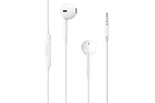 Ya en manzanajugosa.com: Apple Earpods - Auriculares de botón (micrófono, control remoto integrado, 3.5 mm), color blanco - Embalaje original