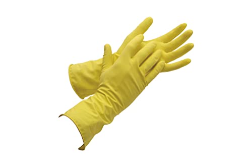 Cofan Guantes de látex flocado | Agarre y sujeción óptimos | Protegen y cuidan la piel | Ideal para tareas de limpieza | Mejoran el agarre y la fricción