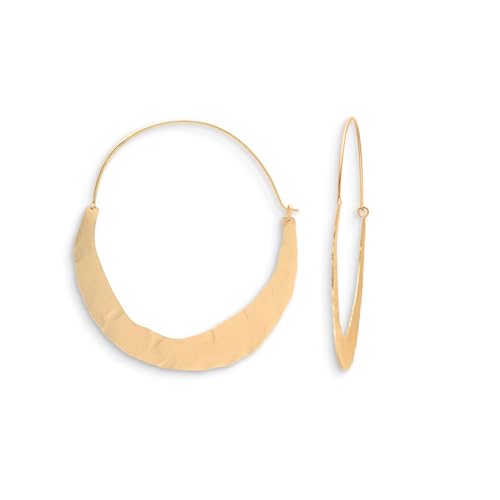 Rocksbox Birk Hoop Earrings - Gold Hoops for Women - 14k Gold Plating - Premium Quality Jewelry - 2