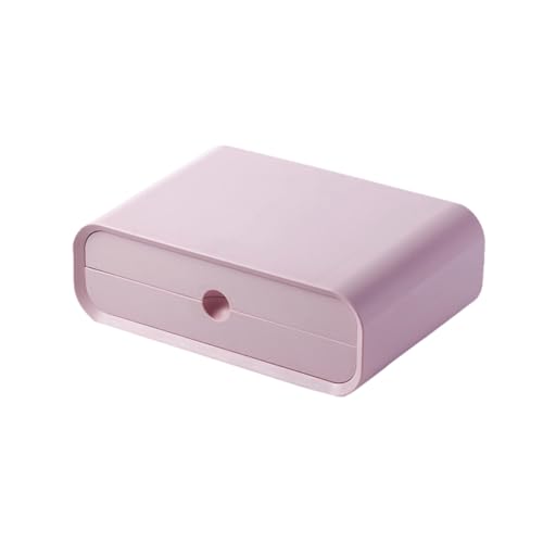 Support surélevé pour écran d'ordinateur anti fatigue et tiroir rose - 2