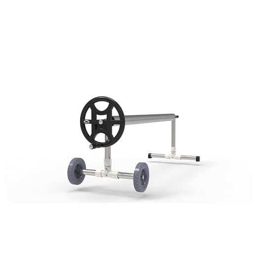 International Pool Protection Enrollador De Cubiertas Para Piscinas Elevadas, Máximo Desarrollo 5,5 M