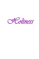 Holiness 1947385054 Book Cover