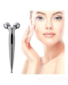 Image of Mini 3D Manual Roller Massager | 360 Rotating Face Lifting Tool | Facial Massager for Skin Tightening, Anti-Wrinkle & Slimming | Relaxation Face & Body Massage Roller