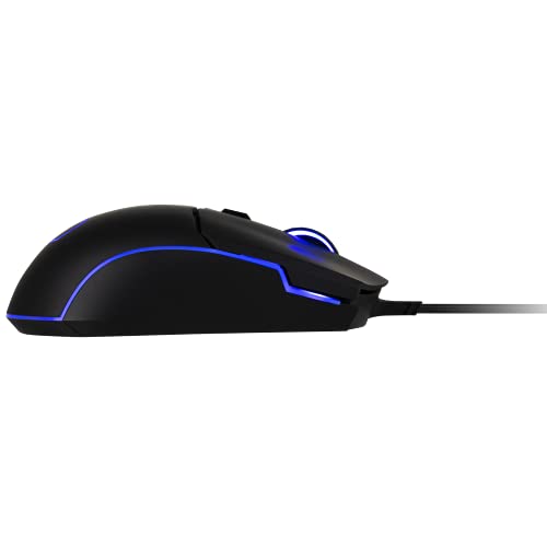 Image of Cooler Master CM110 RGB Wired Gaming Mouse - 6000 DPI Optical Sensor, Ambidextrous Claw /Palm Grip Design, 6 Buttons - Matte Black