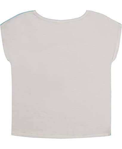 Image of Juicy Couture Girls' Short Sleeve Cotton Graphic T-Shirt with Sequin and Metallic Sparkle Designs