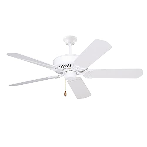 Emerson Ceiling Fans CF755WW Designer 52-Inch Energy Star Ceiling Fan, Light Kit Adaptable, Appliance White Finish #1