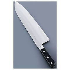 Amazon｜w-5130 堺菊守 巾広厚口牛刀(日本鋼)冷凍用 300mm 1415k｜牛刀