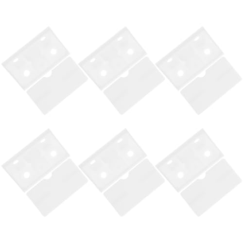 ledmomo 100個 家具用プラスチックコーナーブラケット 耐久性直角補強具 棚受け兼用 ???接 収納家具の固定に