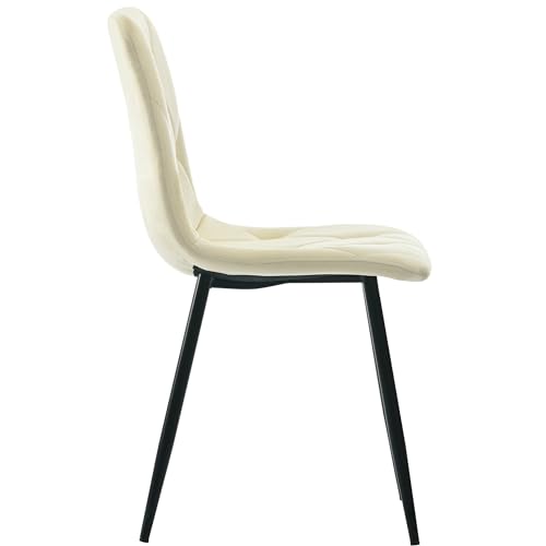 Mesa rectangular de 117 cm y sillas de terciopelo con acabado sarga 7