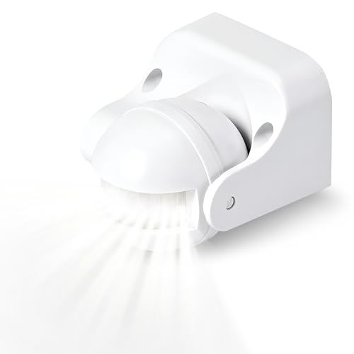 TEMPO DI SALDI Sensore di Movimento per Luci Esterno 220V, Sensore Crepuscolare PIR con copertura angolare 180°....