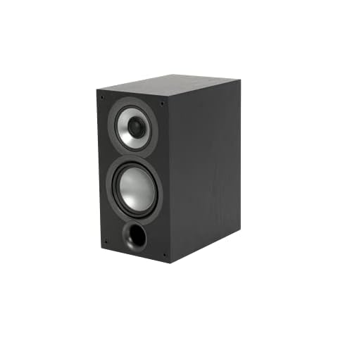 ELAC Uni-Fi 2.0 Regallautsprecher UB52, Bookshelf Speaker für Musikwiedergabe über Stereo-Anlage, 5.1 Surround-Soundsystem, exzellenter und klarer Klang, 3-Wege Lautsprecher, Schwarz Cover