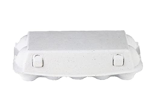Karner Handels 10er Eierschachteln, Eierkarton unbedruckt, im Bund 80 Stk (Weiß) Cover