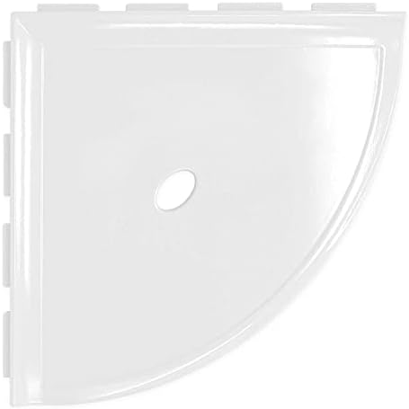 Daltile Bath Accessories White 8 in. x 8 in. Ceramic Wall Mounted ...