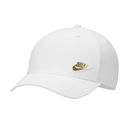 Image of Nike Unisex Adult Dri-FIT Club Structured Metal Logo Cap Hat | Mens and Womens