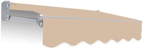 Retractable Patio Sun Shade Canopy Replacement - Waterproof Polyester Canvas Top Cover for Outdoor Deck, Pergola, and Garden - UV Protection & Easy Installation