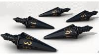PolyHero Short Swords Nightshade 5 D6 Dice