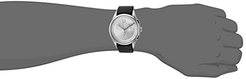 Image of Calvin Klein Men's 'Basic' Swiss Quartz Stainless Steel and Leather Automatic Watch, Color:Black (Model: K2A27138)