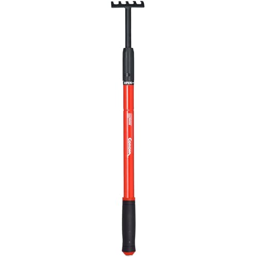Corona GT 3070 Extendable Handle Cultivator, Red, 18'-32'