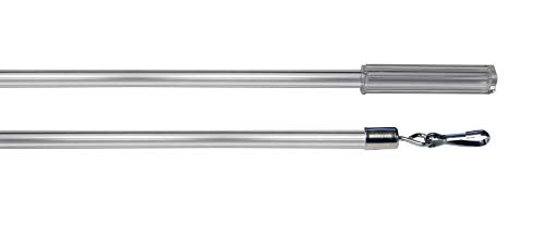 tilldekor Schleuderstab für Gardinen und Schiebevorhänge mit Griff (125 cm)