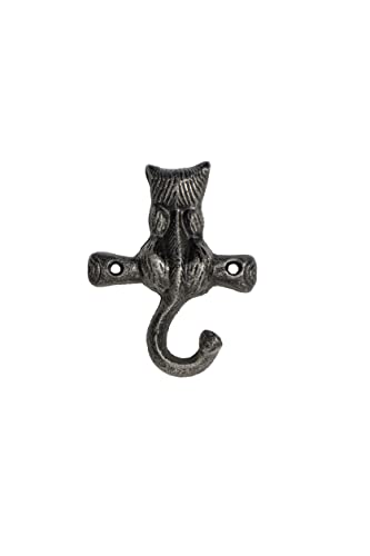 FantasHome Wall Mount Cast Iron Cat Hook