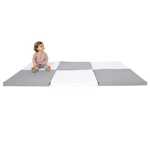 Tapis de jeu XL 120x180cm Candide la solution 5 en 1 pour l'éveil de bébé