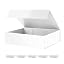 13x9.7x3.4 Inch-White-Pack of 6