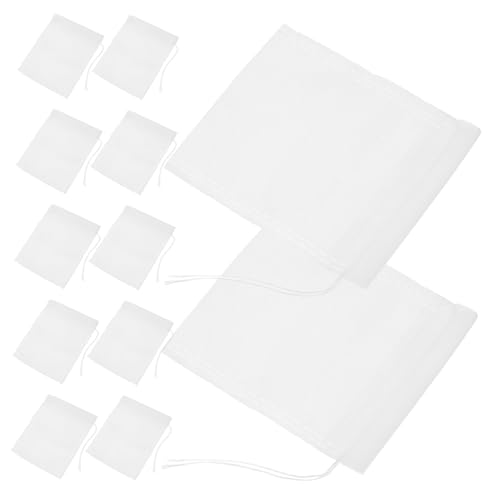 HEATSHAKING 100個香料包 不織布 紐付き再利用可能バッグ 調理用スパイス収納 多機能ティーバッグ ドライフラワー サシェ用香り袋