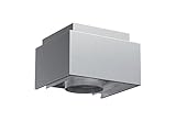 NEFF Z51FXC1N6, Clean Air Plus Umluftset, Montage am Außen- oder Innenkanal, mit Filtergehäuse und Designblende, Aktivkohlefilter, Flexschlauch, Schlauchschellen und Befestigung, Made in Germany