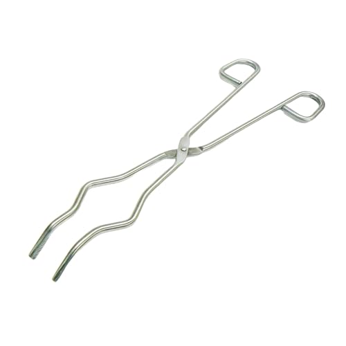 Image of Labart Stainless Steel Crucible Tongs for Laboratory Professional Foundry, Beaker Laboratory Holder Stainless Steel Crucible Tongs 18 inch