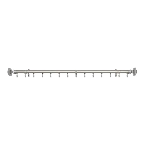 Image of Innovative Oxford Traverse Window Curtain Rod - 1 inch Rod Diameter Fits Windows Size 36 inch - 66 inch - Stainless Steel Heavy Duty Drapery Rods for Bedroom, Living Room, Kitchen & Bathroom