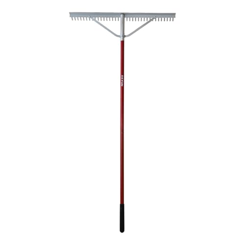 KYLIN Landscape Rake for Lawns 36Tines 36Inch with 66 Inch...